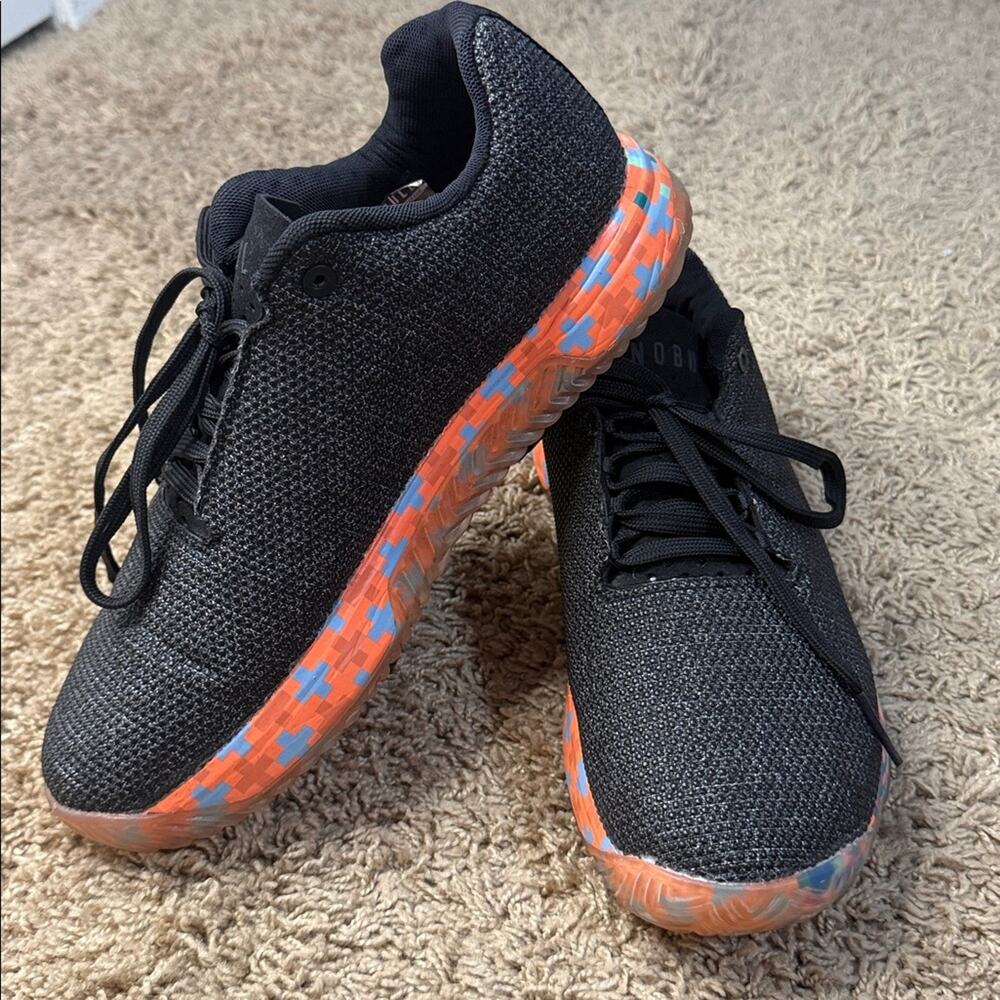 NOBULL Outwork Trainers Black Heather Pixel Size Women-10; Men- 8.5